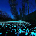 Photoluminescent sand Glass stone glow in the dark paving stone